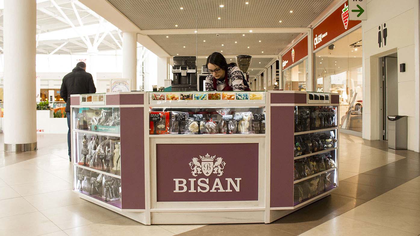 Teahouse Bisan in the shopping center Victoria Gardens!